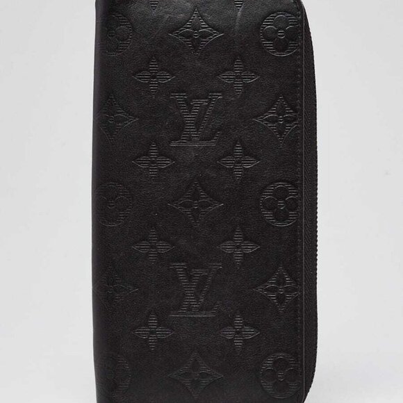 Louis Vuitton Monogram Shadow Leather Vertical Zippy Wallet - Picture 1 of 9